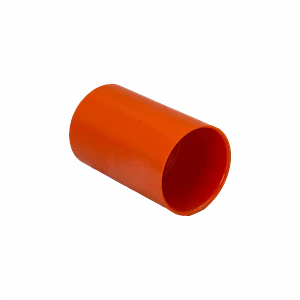 40mm Copla PVC para Tubo Naranjo Certificacion SEC
