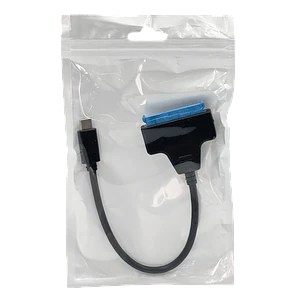 Adaptador SATA 1-USB-C 3.1 DiscoDuro Externo 2,5-pulg 3,5-pulg