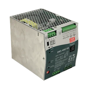 Fuente de Alimentación Ininterrumpida (UPS) MEAN WELL DRS-480-48 - 480W, 48V, Montaje en Carril DIN