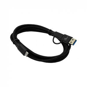 XTECH 2-IN-1 USB-C a USB-CM/AM Cable 182cm USB2.0 XTC-532