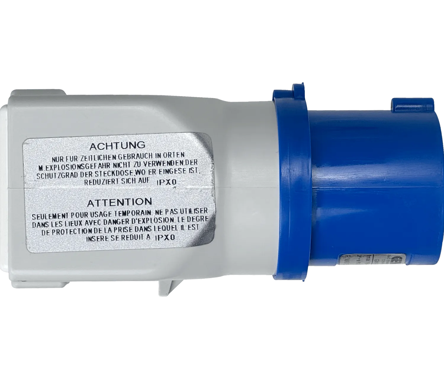 GEWISS industrial 1-Macho 16A 2-Enchufe-H 10A/16A 2P+T IP44 250V 1