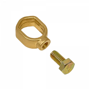 Conector Bronce Para Barra Toma Tierra de 3/4 5/8 1/2