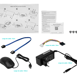 Videograbador Dahua XVR5116HS-I3 16CH 5MP HDCVI/IP, HDMI/VGA, 1xSATA 16TB, WizSense