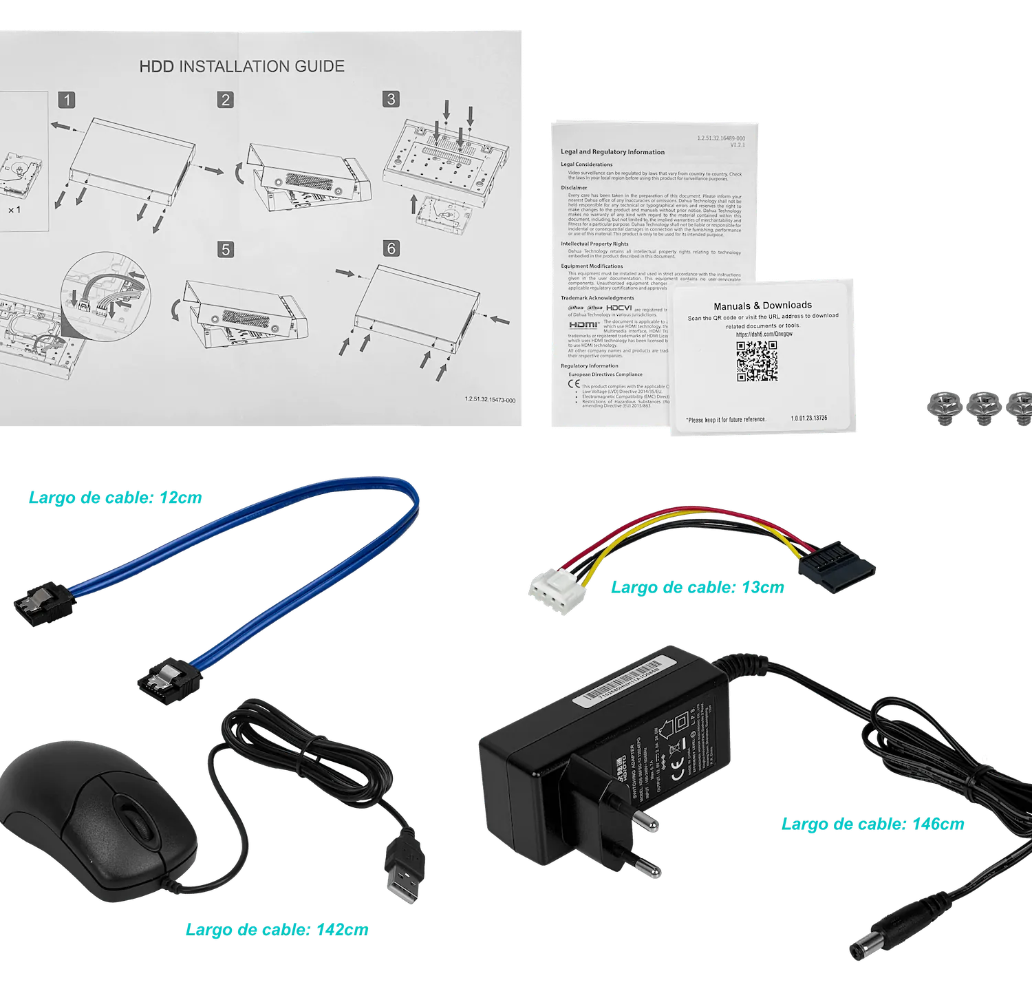 Videograbador Dahua XVR5116HS-I3 16CH 5MP HDCVI/IP, HDMI/VGA, 1xSATA 16TB, WizSense 1