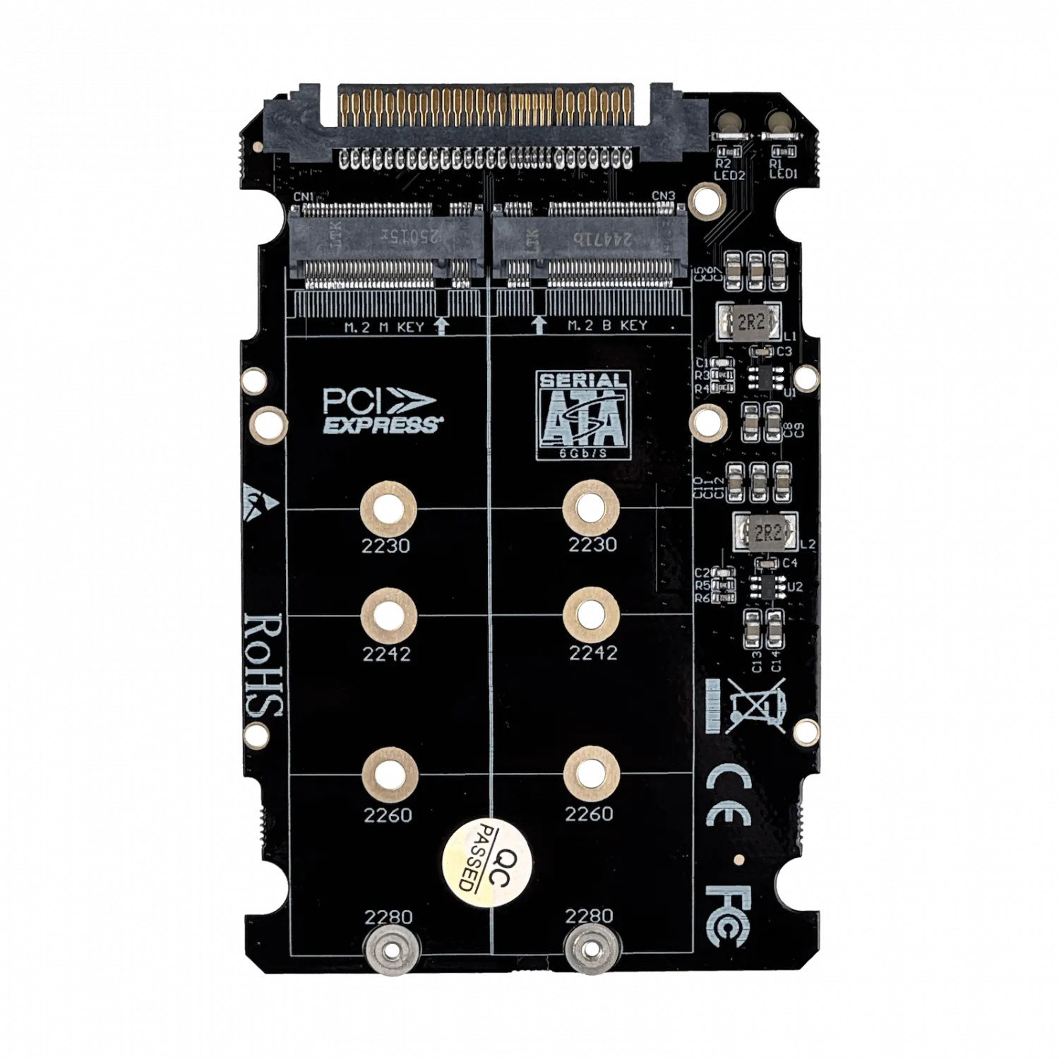 Adaptador M.2 SSD a U.2 SFF-8639 Compatible NVMe y NGFF 1