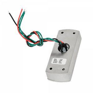 Boton pulsador sobreponer ZKTeco EX-803L metalico LED NO/COM IP20 500000 ciclos