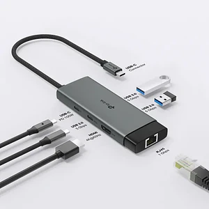 Hub USB C TP-Link UH6120C HDMI 4K RJ45 100W Gigabit