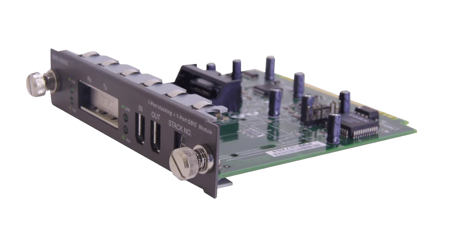 Módulo de Stacking D-Link DES-332GS para Switch - Optimiza y Mejora el Rendimiento de tu Red 1