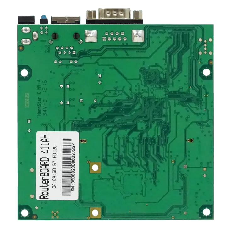 RouterBoard MikroTik RB411AH - 1 Puerto Ethernet, 1 Ranura miniPCI, CPU 680MHz, 64MB RAM 1
