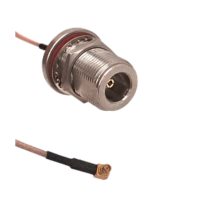 MKTK 34cm. Pigtail Cable MMCX-Macho N-Hembra para CA411/433