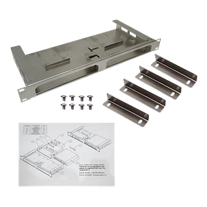 Soporte para Rack 1U RFARMOR, Para dos TS-5-POE, TS-8-PRO, ERLITE-3, ERPOE-5