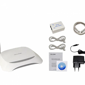 Router Módem Inalámbrico TP-Link TD-W8901N, ADSL2+, 150Mbps, Wi-Fi N, 4 Puertos LAN