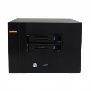 Case Rack LINKMADE RAG-N2 1U 2 HD 3.5 1 PCI 1 USB3 Mini ITX sin Fuente