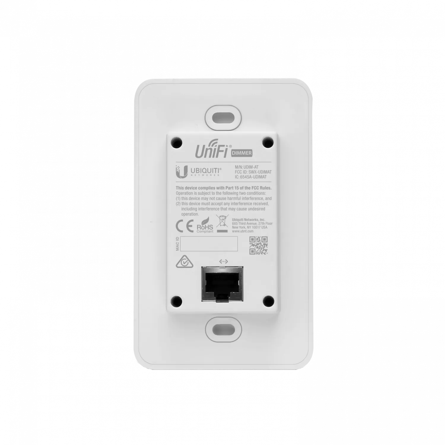 UBIQUITI 1-un Dimmer On/Off UniFi para Panel LED req-PoE-af 1