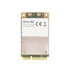 Tarjeta miniPCI-e MikroTik R11e-LTE6 - Módulo LTE Cat 6 con Agregación de Portadoras