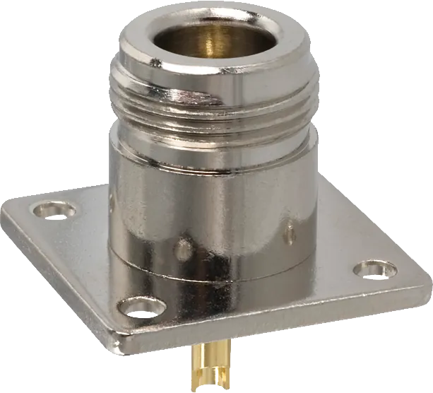 Conector NHC4 N-Hembra Soldable para Panel o Chasis 1