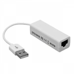 Adaptador USB 2.0 a Ethernet LAN RJ45 100Mbps Chipset 9700