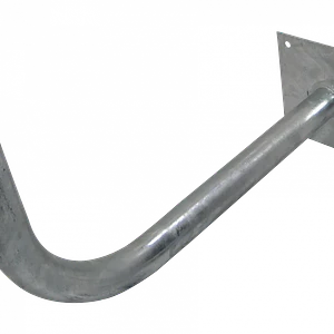 Tubo-40mm Soporte Fierro Galvanizado base-15cm 45cm-a-Muro