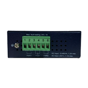 PLANET 4-100 2-SFP-100 Switch Industrial no-Admin Riel-DIN 12-48VDC/24