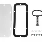 Caja 400x300x200mm 1-chapa/sin-Llave Caja Metalica IP54 Beige - Miniatura 1