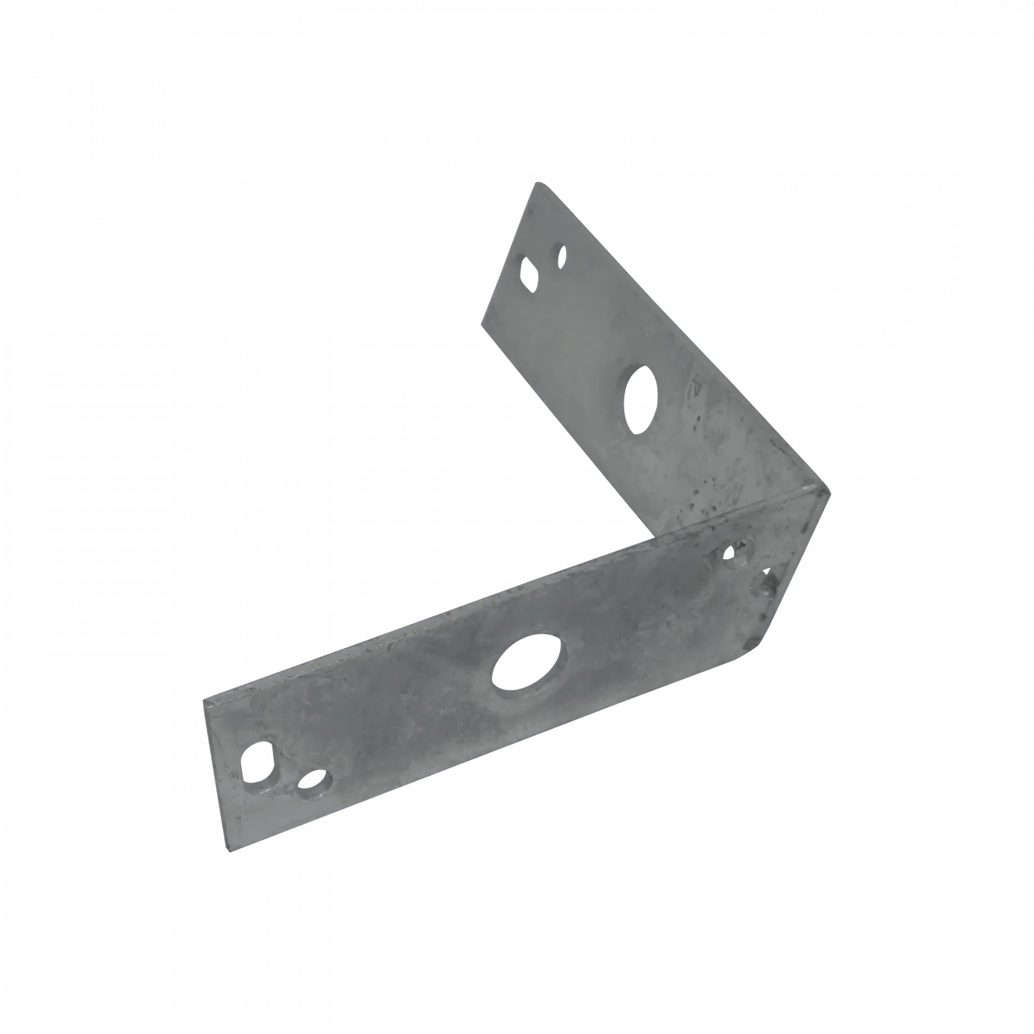 Flanche en-L c/Angulo 210x210x65x4mm para Anclaje de Vientos 1