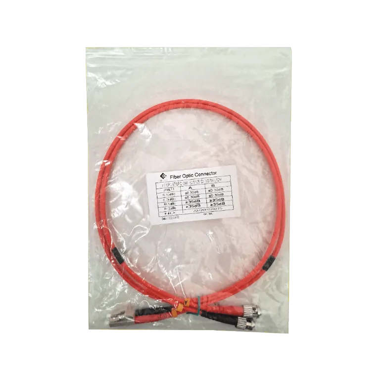 1mt LC-ST OM1 MultiModo MM Duplex Jumper Fibra 3.0mm 62.5/125um LSZH  1