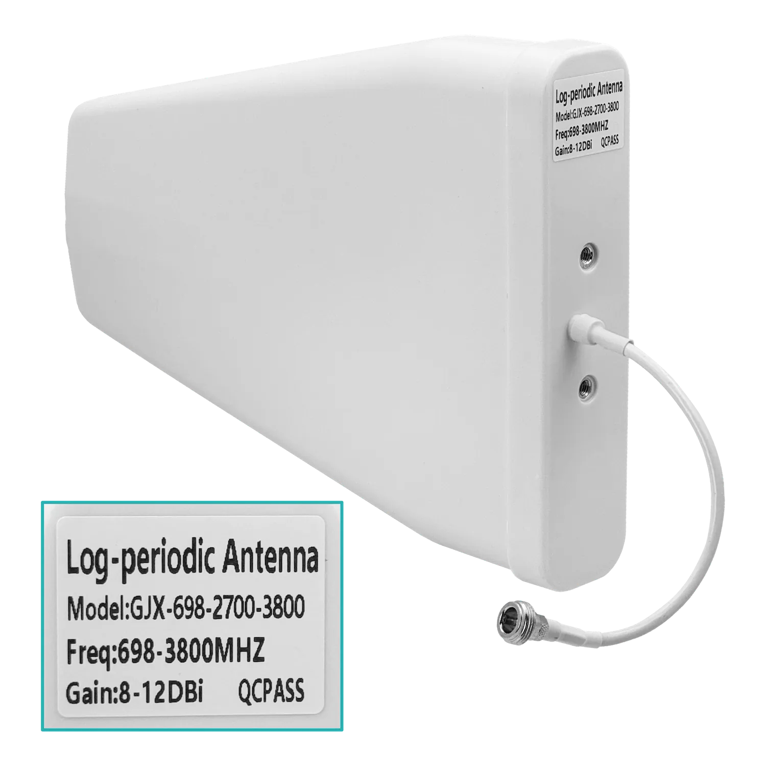 Amplificador 4G 2600MHz B7 2-N 2-Antenas-7/12dBi inc-5V/1A 1