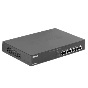Switch D-Link DGS-1008MP – 8 Puertos Gigabit PoE+, Montaje de Escritorio, Alta Velocidad