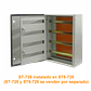 Chasis interno Tibox ST-725 643x428mm con 4 riel din 43cm para tablero ST5-725 - Miniatura 1