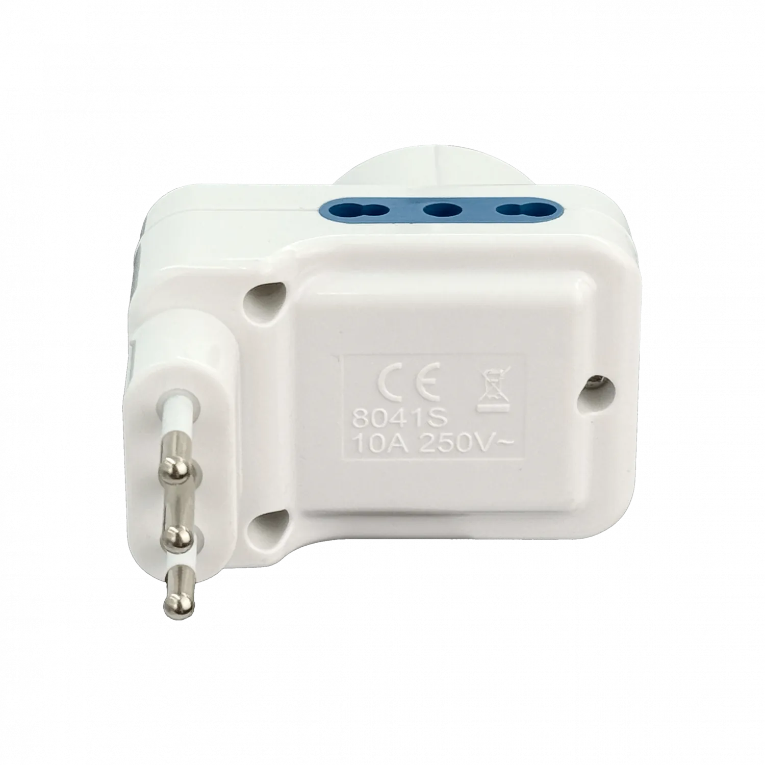 Triple Schuko / IH a IM, 6 A, 250 V, 1500 W, con interruptor piloto, ELG-3KS 1