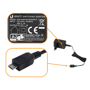 UBIQUITI Fuente de poder 5,0V 5V 1000mA 1A Conector USB-Micro-Macho