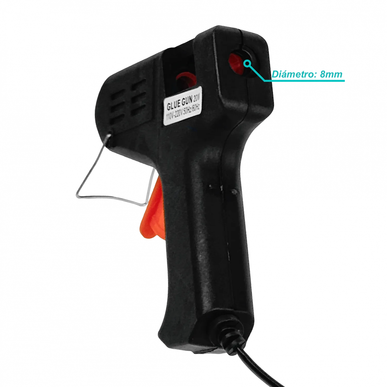 Pistola Silicona-7mm Caliente Chica Hot-Glue 5/16p 1
