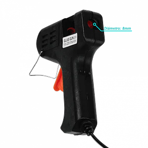 Pistola Silicona-7mm Caliente Chica Hot-Glue 5/16p