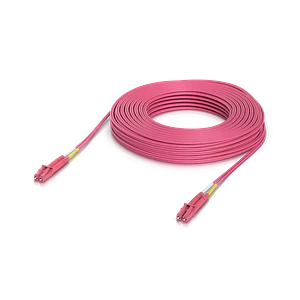 Cable de Fibra Óptica Ubiquiti UACC-OFC-M2-LULU - 30m, LC-LC, OM4, Multimodo, Dúplex, LSZH, 2mm