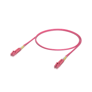 Cable de Fibra Óptica Ubiquiti UACC-OFC-M2-LULU - 1m, LC-LC, OM4, Multimodo, Dúplex, LSZH, 2mm