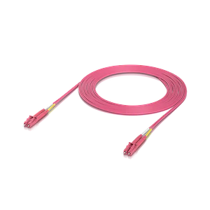 Cable de Fibra Óptica Ubiquiti UACC-OFC-M2-LULU - 3m, LC-LC, OM4, Multimodo, Dúplex, LSZH, 2mm