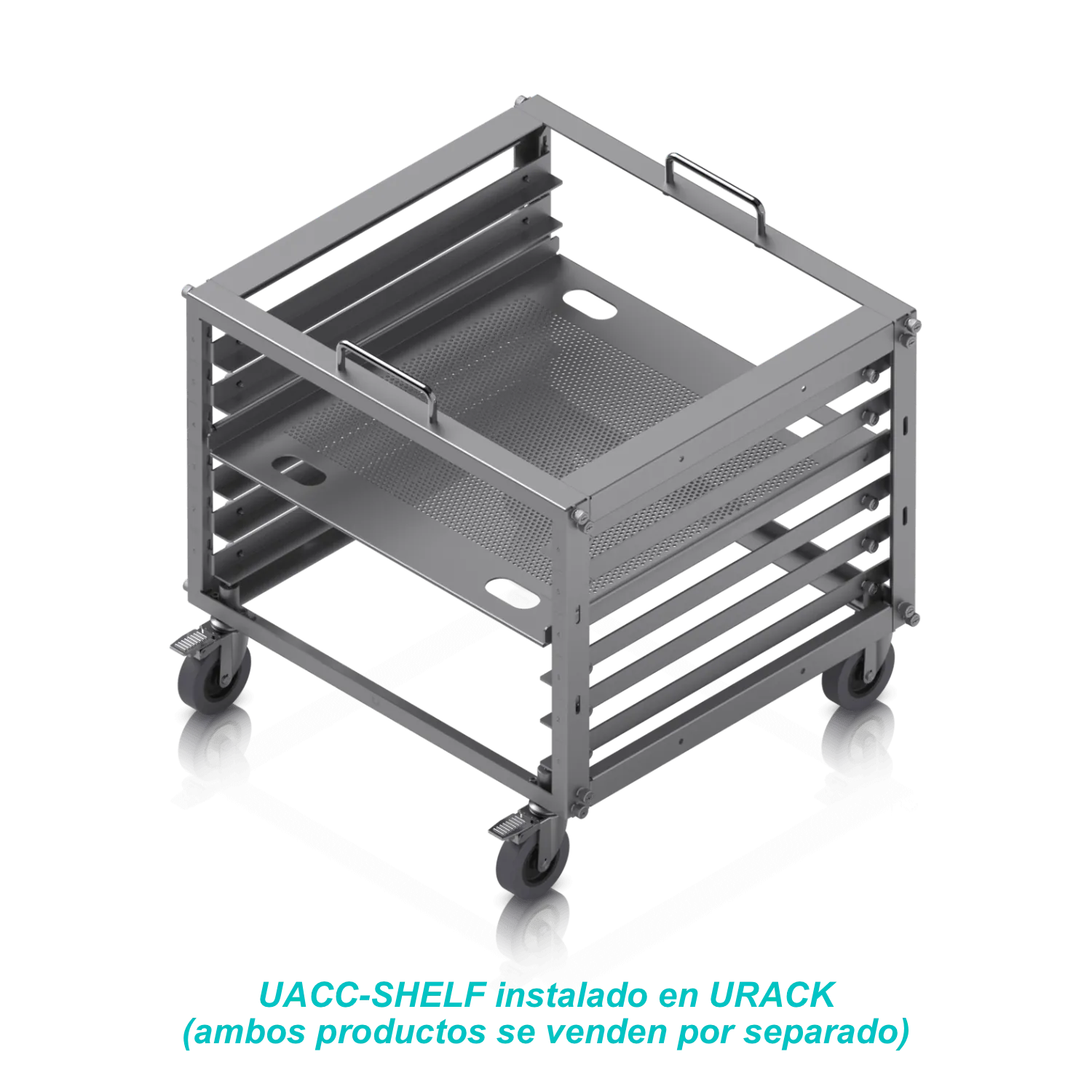 Bandeja Ventilada Ubiquiti URACK-SHELF 454x460x27 mm soporta 20kg estructura robusta 1