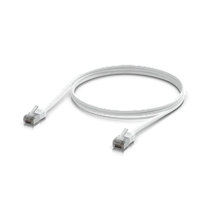 Cable Patch UniFi Premium Outdoor Ubiquiti Cat6A Exterior 1m Blanco – UTP, TPE, 10GbE