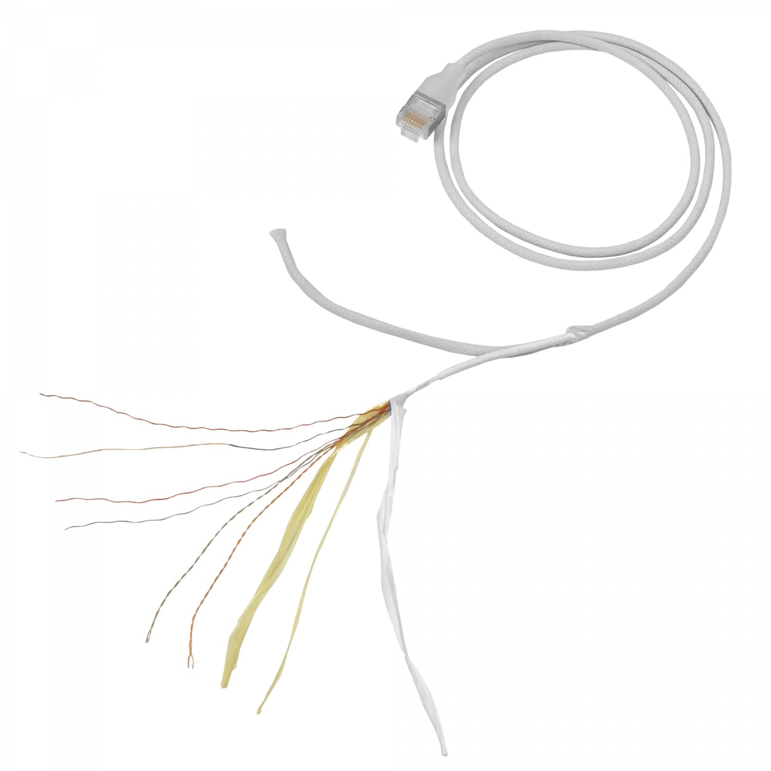 Cable de Red Ubiquiti Etherlighting Cat6a 2m Blanco UACC-CABLE-PATCH-EL-C6A-2M-W 1