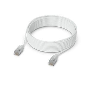 Cable Cat6a 8m Etherlighting Blanco Ubiquiti UACC-Cable-Patch-EL-C6A - 