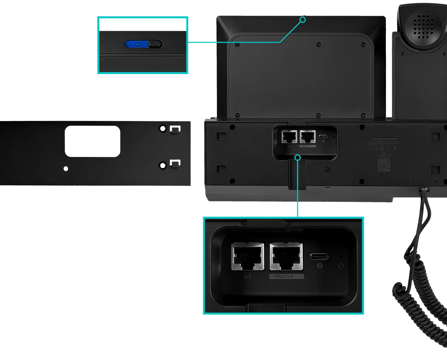Telefono IP Ubiquiti UTP-G3-TOUCH Mural 7 Pulgadas Touch NFC PoE UniFi 1