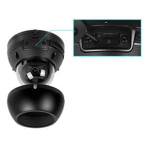 Cámara Ubiquiti UVC-AI-DOME-B Dome 4K, 40m IR, IK10, PoE, UniFi Protect, Color Negro