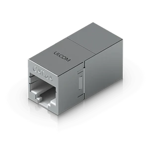 Acoplador Ubiquiti RJ45-CU Cat6A blindado hembra a hembra unidad 1pc