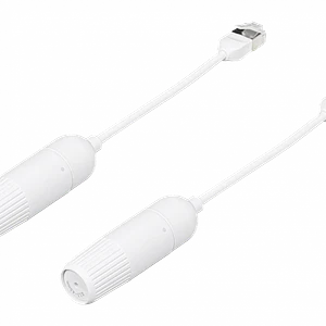 Pack 2 Acopladores Extensión RJ45 Cat6A Blindado Macho-Hembra, Ubiquiti RJ45-15MM 