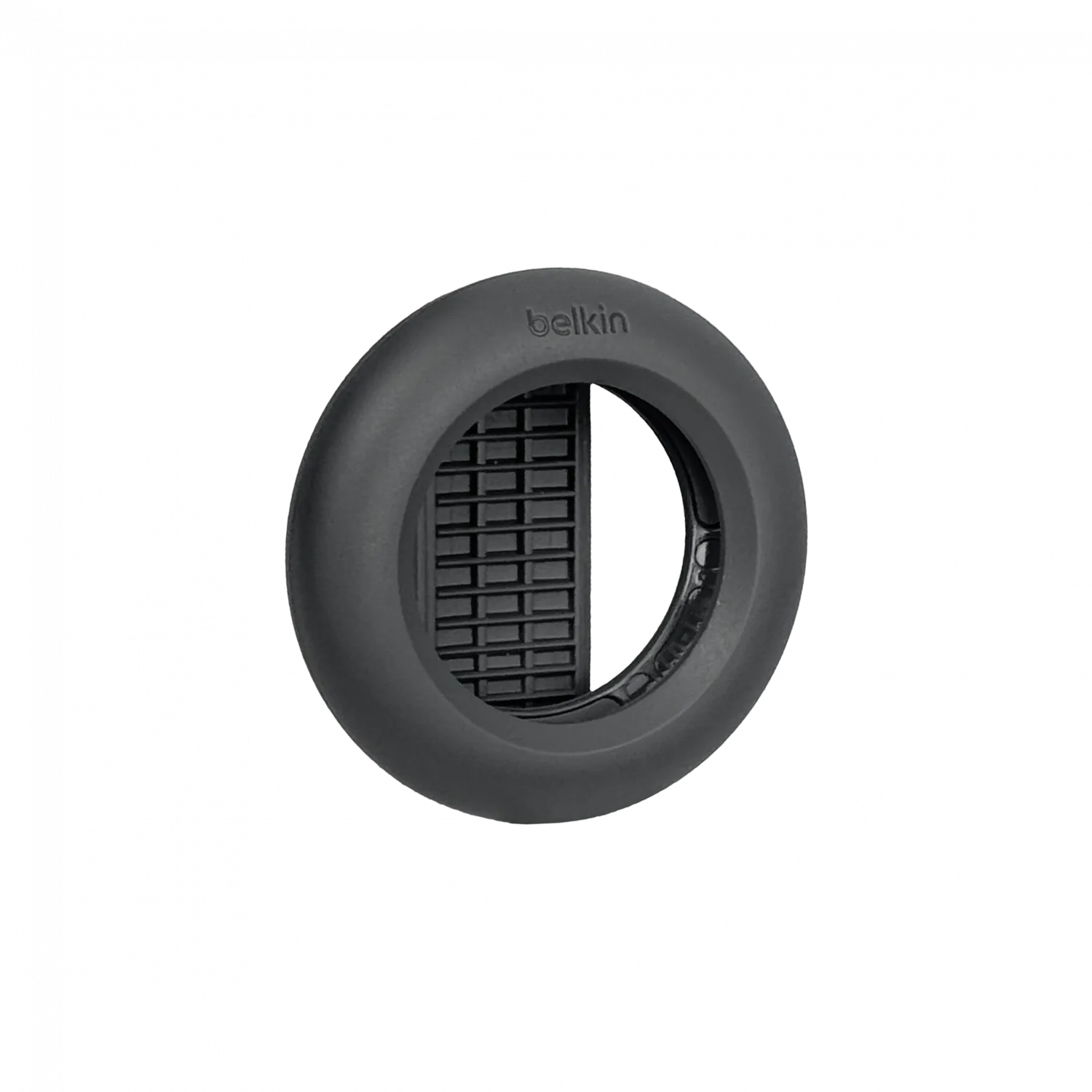 Porta AirTag Gris c/Clip Para Llavero/Bolso 1