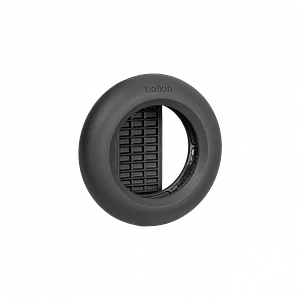 Porta AirTag Gris c/Clip Para Llavero/Bolso