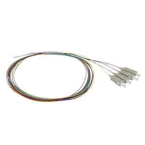 Pigtail de Fibra Óptica Multimodo OM1 SC/UPC 62.5/125µm 1.5m LSZH - Paquete de 4 Unidades - JFMC-4