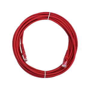 Cable Patch LINKMADE Cat6 U/UTP 4mt Rojo LSZH Inyectado Multifilar