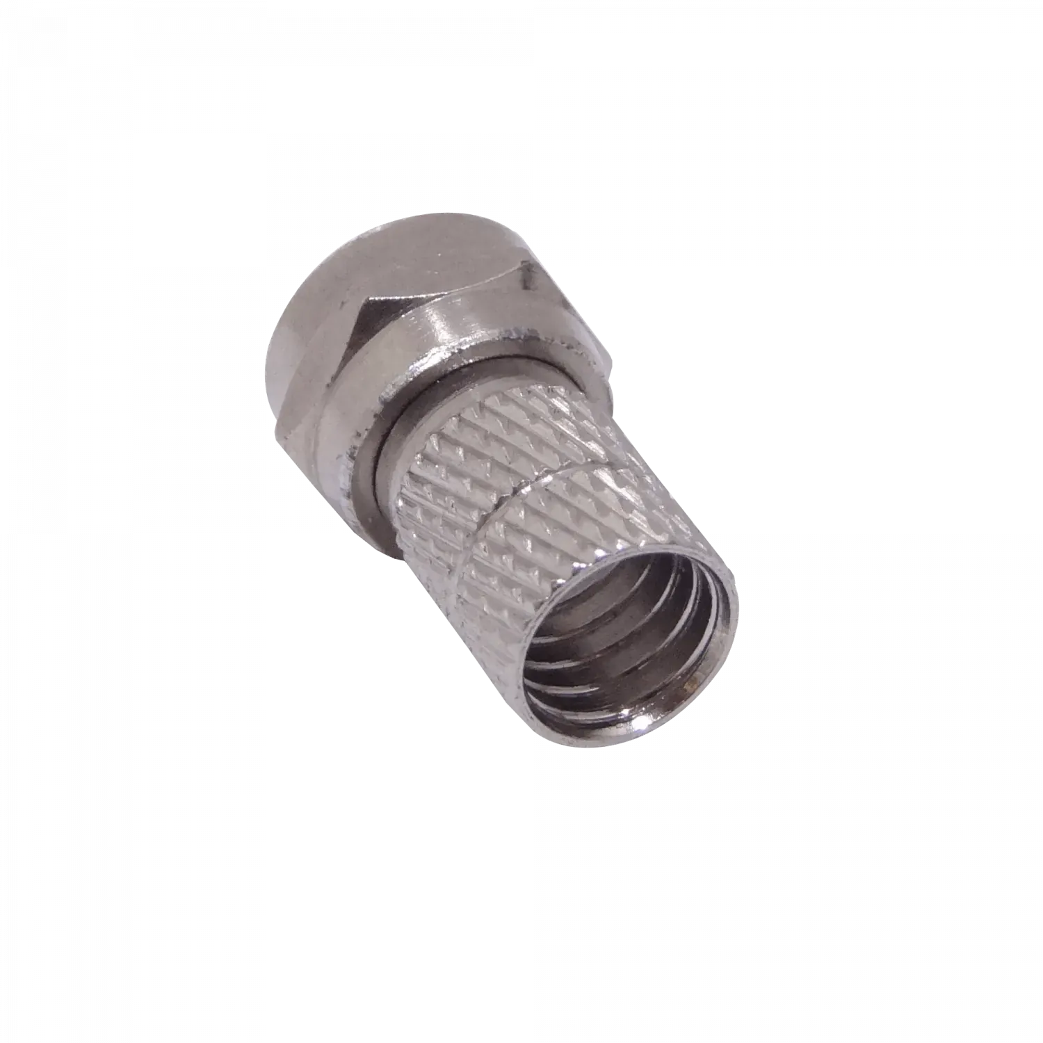 Conector Tipo F-Macho Atornillable para Cable Coaxial RG-6 (Código: K-0060) 1
