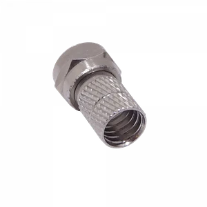 Conector Tipo F-Macho Atornillable para Cable Coaxial RG-6 (Código: K-0060)